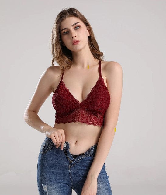 Sujetador de tipo bralette con encaje