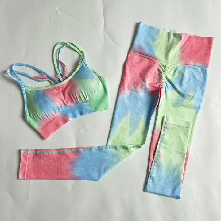 Conjunto deportivo con efecto tie dye-Laurene.es